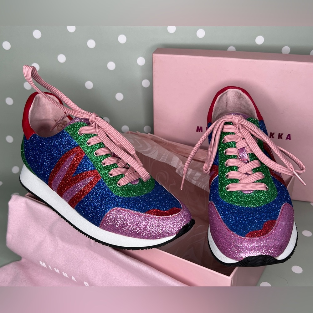 Minna Parikka - RARE Glittering Sneakers